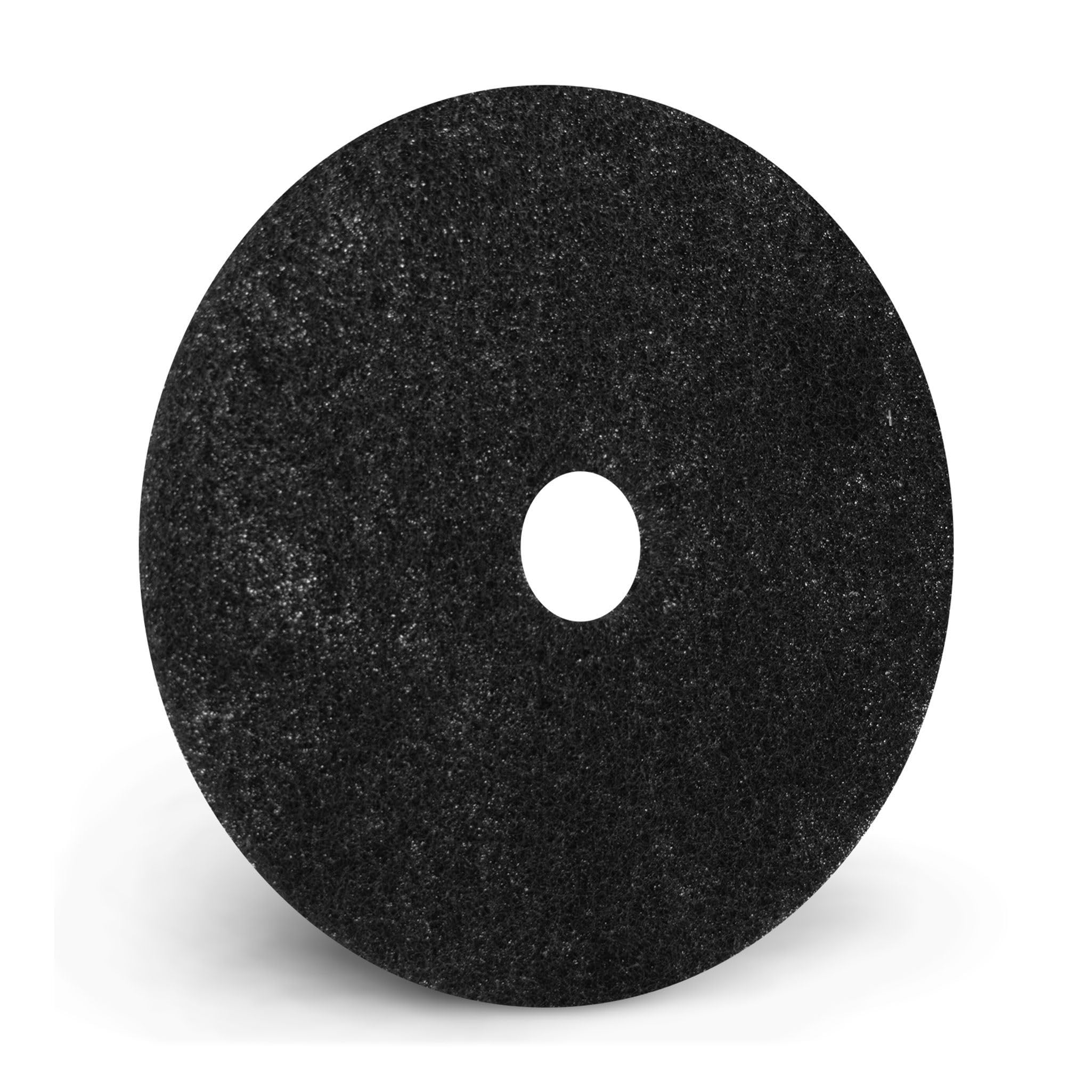Americo Black Strip Stripping Floor Pad, 10" Diameter, 3.25" Center Hole, 5 Pads/Case, Made of 100% Recycled Content, USA Made - Image 9