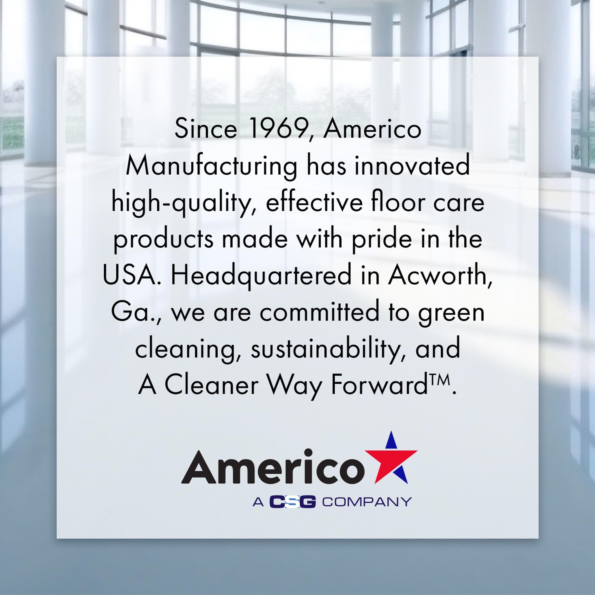 Americo Black Strip Stripping Floor Pad, 10" Diameter, 3.25" Center Hole, 5 Pads/Case, Made of 100% Recycled Content, USA Made - Image 7